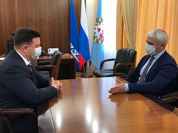 Mayor of the city Alexei Romanov met with Artem Vlasov