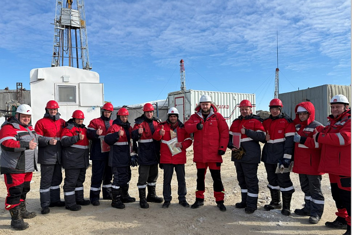 Буровая бригада № 12 признана лучшей в «НафтаГазе» по итогам 2025 года